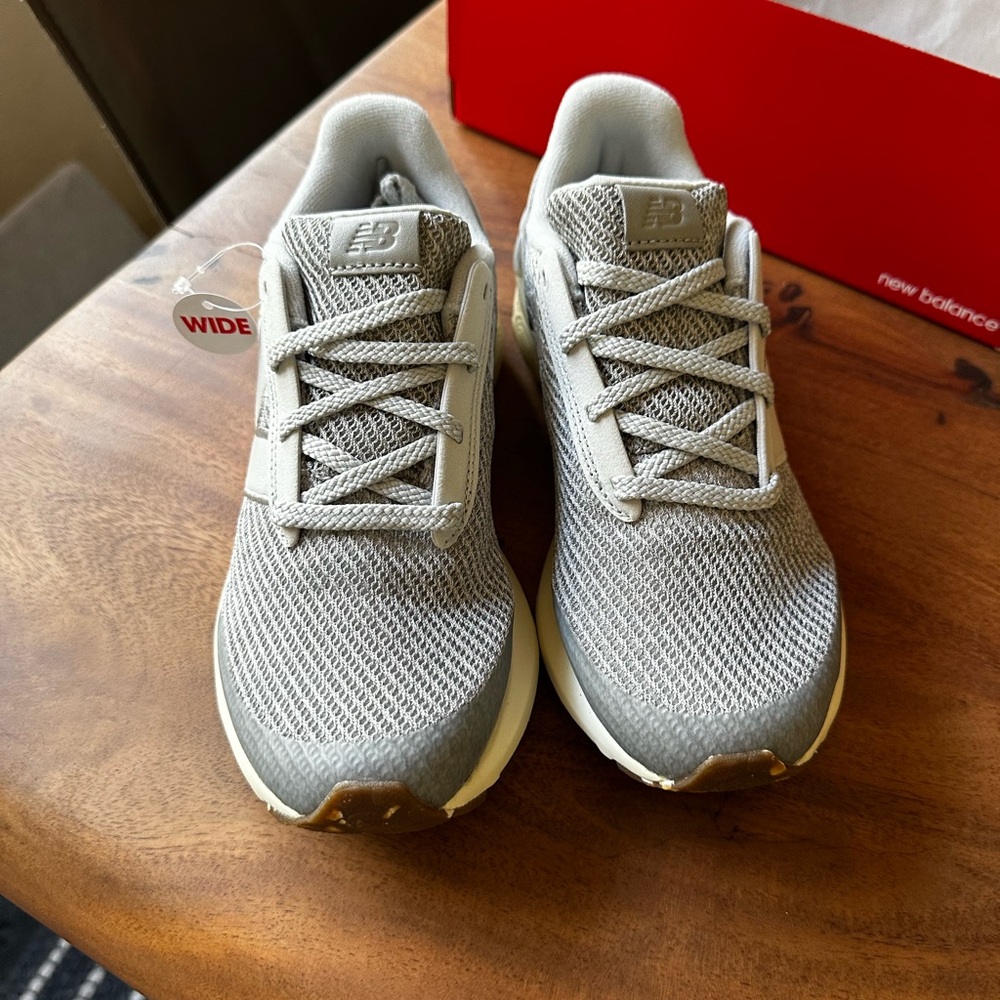 New Balance Light Gray Running Shoes